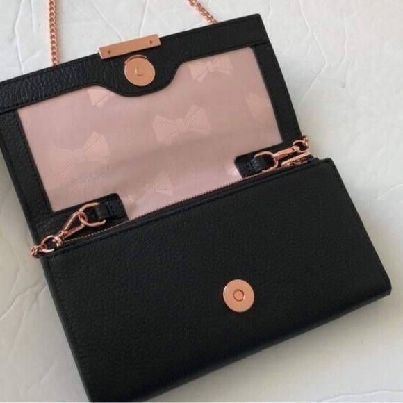 Ted Baker clutch, black, designer, Brand new, never used. - Picture 2 of 4